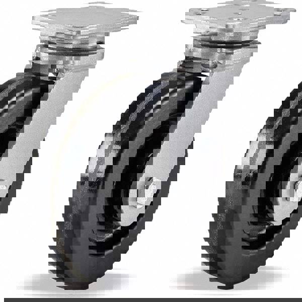 Swivel Top Plate Caster: Phenolic, 6